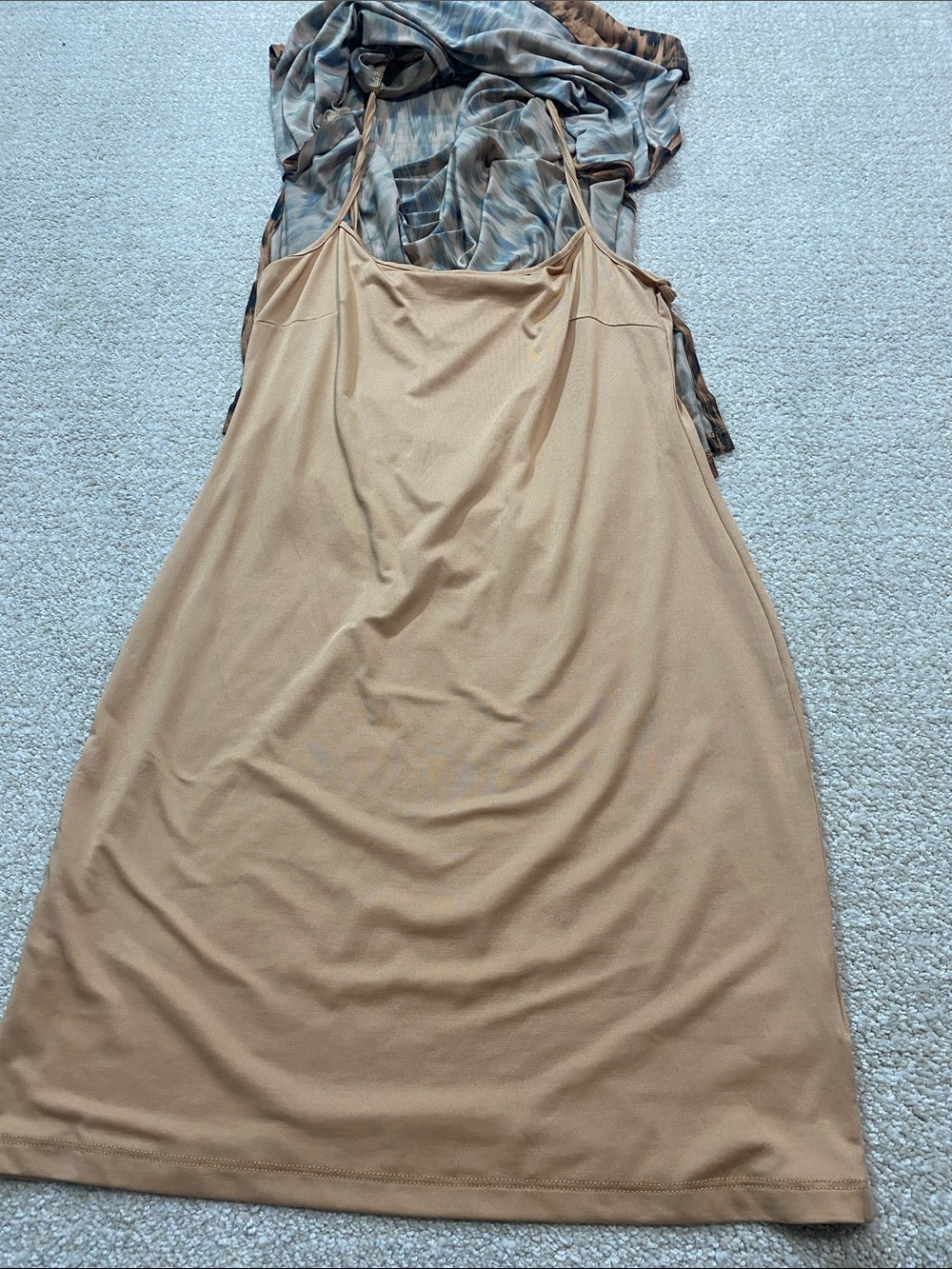 Steve Madden Leopard Mesh Maxi Dress Slit EUC Size M - Picture 13 of 15